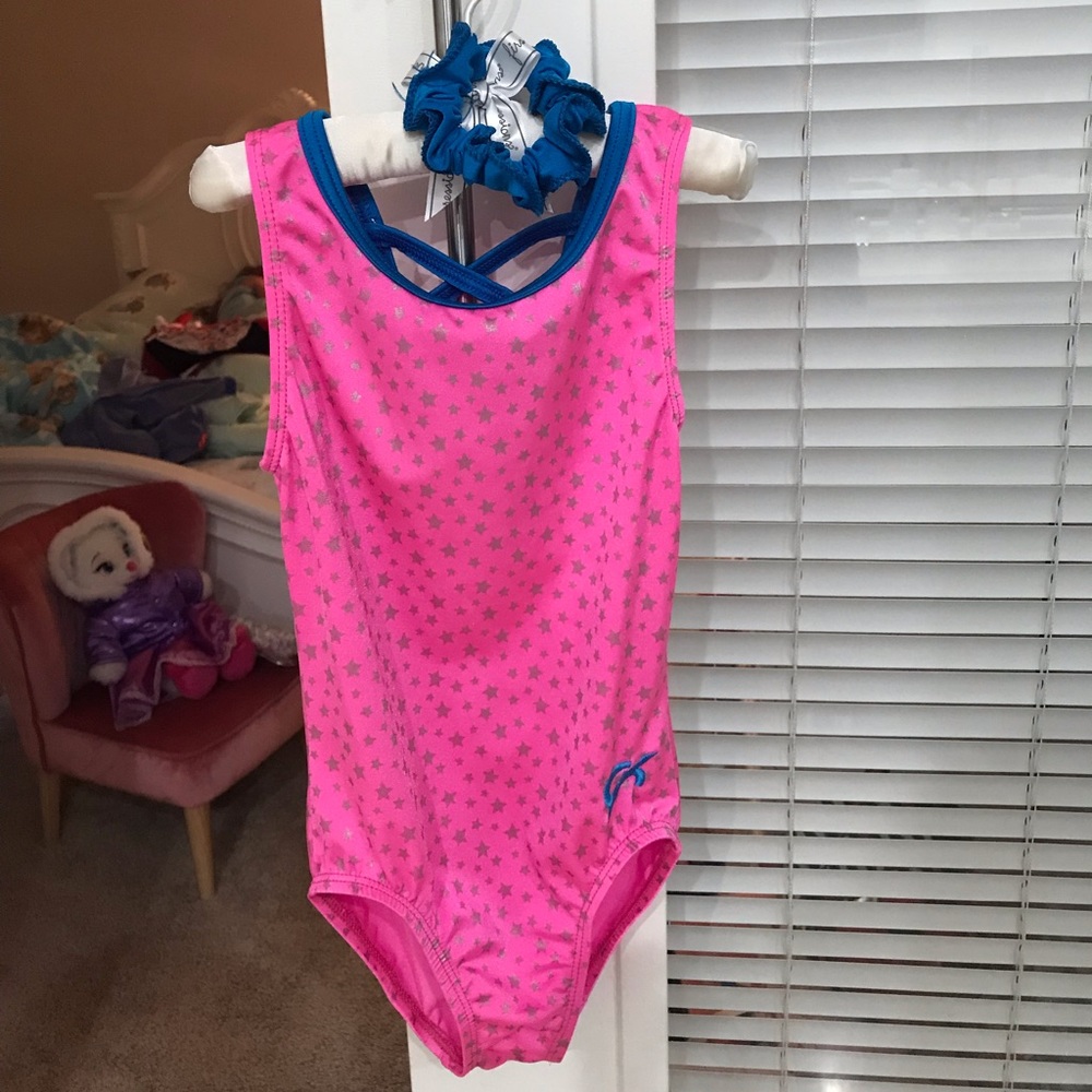 Pink Gymnastics Leotard